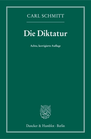 Cover: Die Diktatur