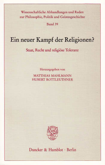 Cover: Ein neuer Kampf der Religionen?