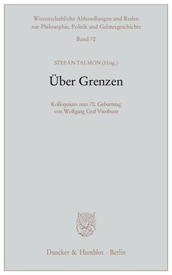 Cover: Über Grenzen