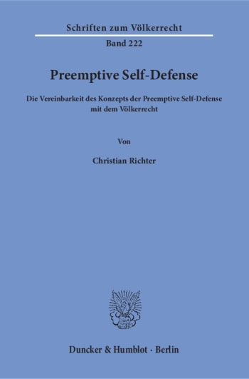 Cover: Preemptive Self-Defense