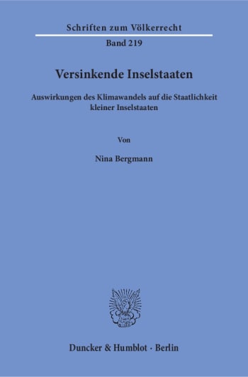 Cover: Versinkende Inselstaaten