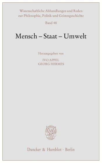 Cover: Mensch - Staat - Umwelt