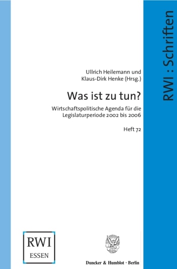 Cover: Was ist zu tun?