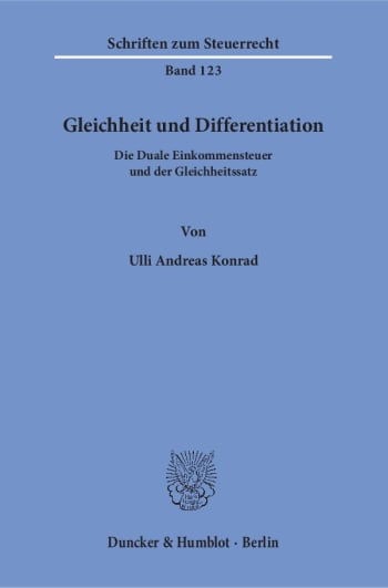 Cover: Gleichheit und Differentiation