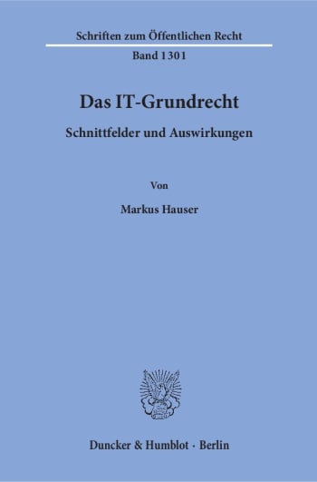 Cover: Das IT-Grundrecht