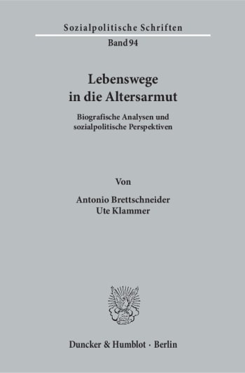 Cover: Lebenswege in die Altersarmut