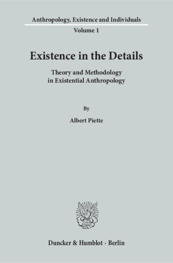 Cover: Existence in the Details