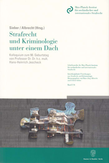 Cover: Strafrecht und Kriminologie unter einem Dach