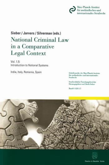 Cover: National Criminal Law in a Comparative Legal Context