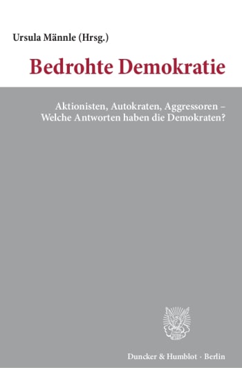 Cover: Bedrohte Demokratie