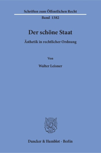 Cover: Der schöne Staat