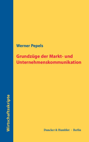 Cover: Grundzüge der Markt- und Unternehmenskommunikation