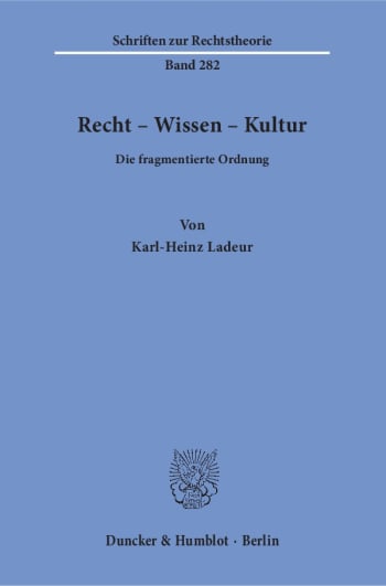 Cover: Recht – Wissen – Kultur