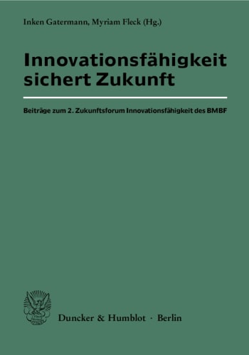 Cover: Innovationsfähigkeit sichert Zukunft