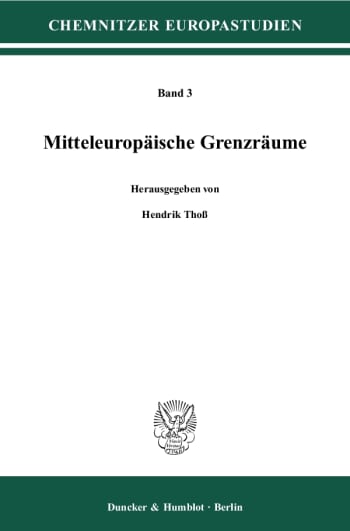 Cover: Mitteleuropäische Grenzräume