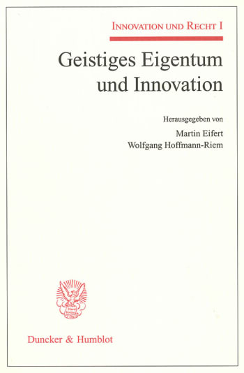 Cover: Geistiges Eigentum und Innovation