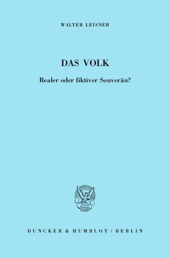 Cover: Das Volk