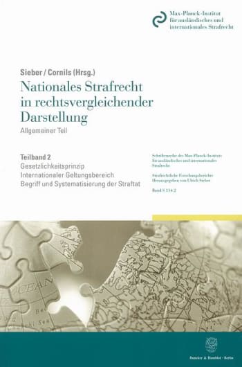 Cover: Nationales Strafrecht in rechtsvergleichender Darstellung