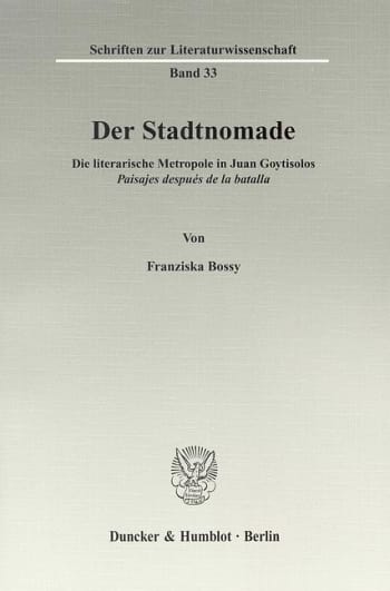 Cover: Der Stadtnomade