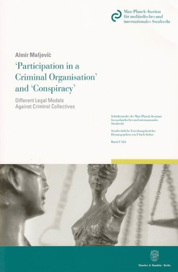 Cover: 'Participation in a Criminal Organisation' and 'Conspiracy'