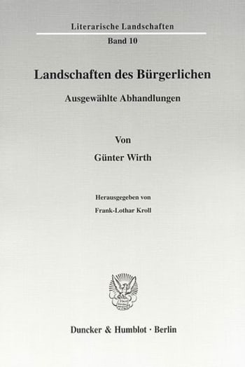 Cover: Landschaften des Bürgerlichen