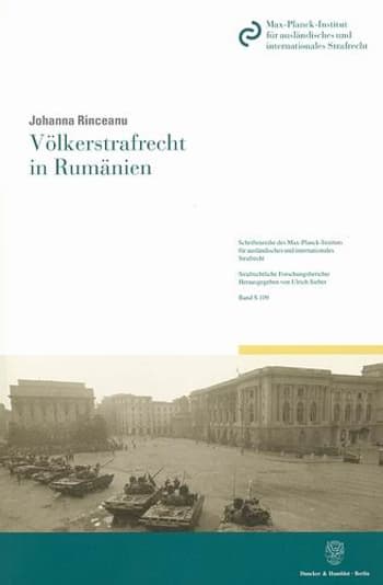 Cover: Völkerstrafrecht in Rumänien