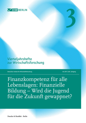 Cover: Finanzkompetenz für alle Lebenslagen: Finanzielle Bildung – Wird die Jugend für die Zukunft gewappnet?