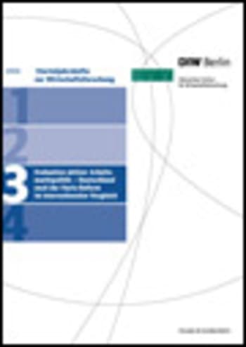 Cover: Evaluation aktiver Arbeitsmarktpolitik – Deutschland nach der Hartz-Reform im internationalen Vergleich