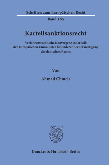 Cover: Kartellsanktionsrecht