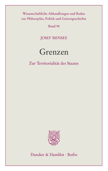 Cover: Grenzen