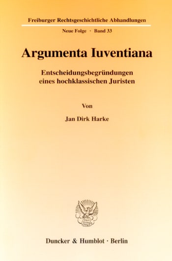 Cover: Argumenta Iuventiana