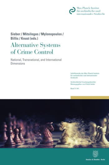 Cover: Alternative Systems of Crime Control