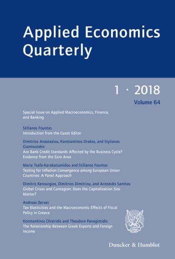 Cover: Special Issue on Applied Macroeconomics, Finance, and Banking