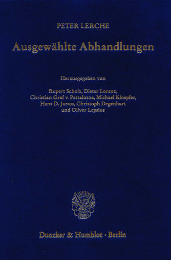 Cover: Ausgewählte Abhandlungen