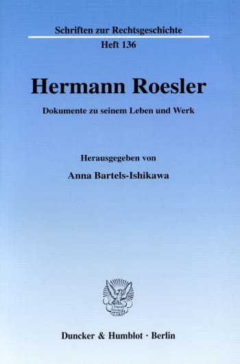 Cover: Hermann Roesler