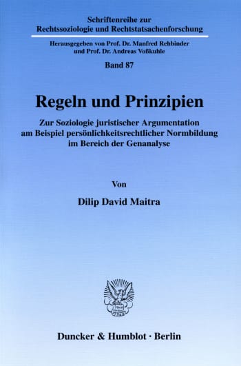 Cover: Regeln und Prinzipien