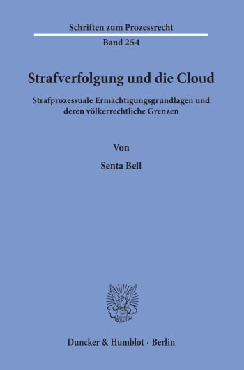 Cover: Strafverfolgung und die Cloud