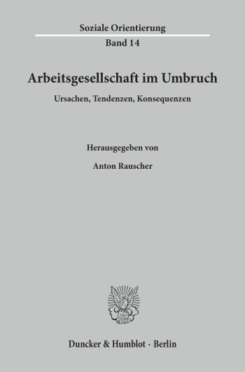 Cover: Arbeitsgesellschaft im Umbruch