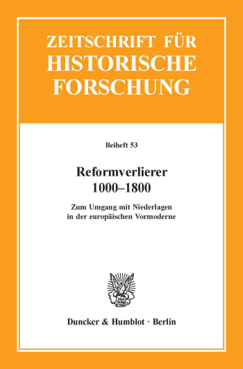 Cover: Reformverlierer 1000–1800