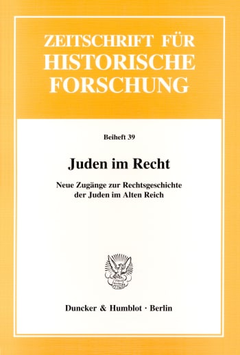 Cover: Juden im Recht