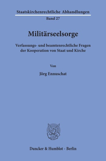 Cover: Militärseelsorge