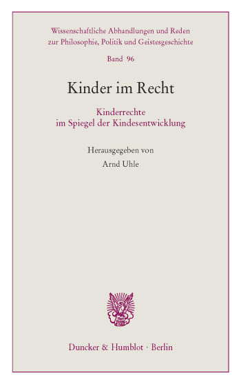 Cover: Kinder im Recht