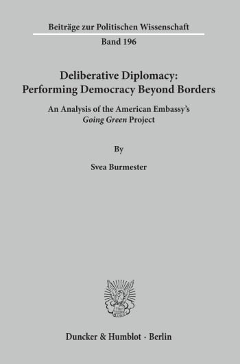 Cover: Deliberative Diplomacy: Performing Democracy Beyond Borders