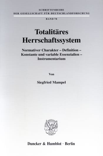 Cover: Totalitäres Herrschaftssystem