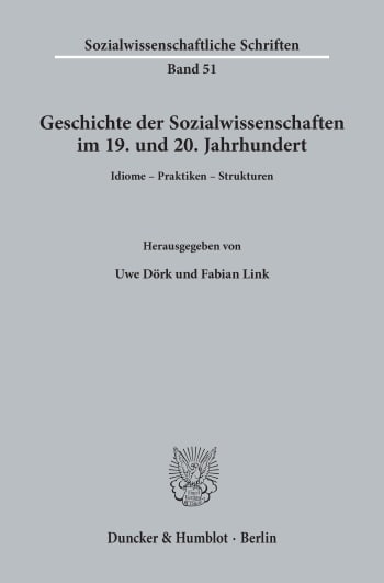 Cover: Geschichte der Sozialwissenschaften im 19. und 20. Jahrhundert