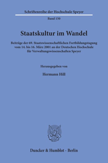 Cover: Staatskultur im Wandel