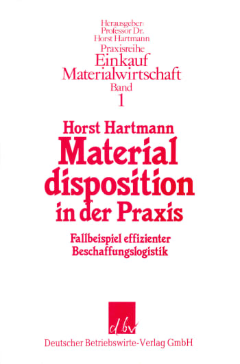 Cover: Materialdisposition in der Praxis