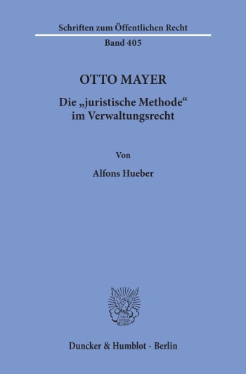 Cover: Otto Mayer