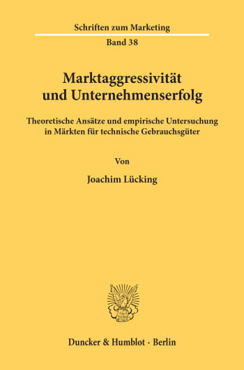 Cover: Marktaggressivität und Unternehmenserfolg