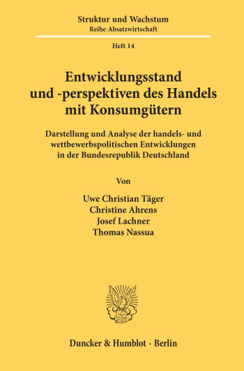 Cover: Entwicklungsstand und -perspektiven des Handels mit Konsumgütern